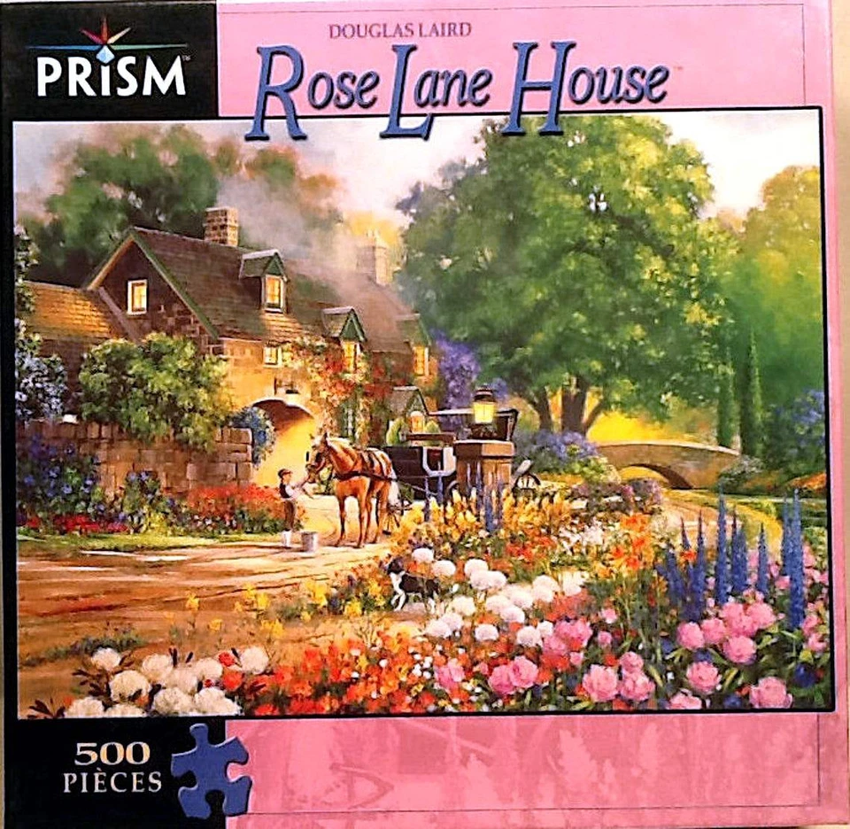 Rose Lane House Douglas Laird 500 pc 19" X 14" Prism Puzzles & Games - Image 1 of 1