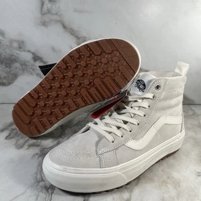 Vans Sk8-Hi MTE-2 женские туфли размер 8 светло-серый белый новый всепогодный 721454 - Изображение 1 из 4