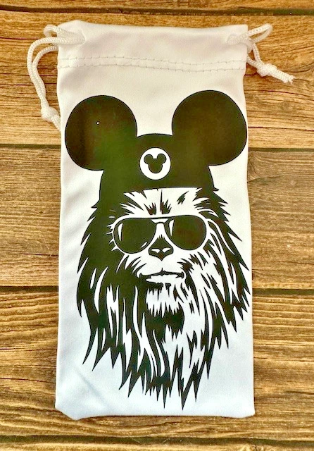 Gafas de sol suaves ojos grises accesorios bolsa tirar superior portátil Chewbacca orejas de Mickey Foto 1 de 1