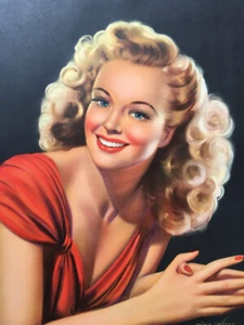 Billy DeVorss — pin-up — Carol — chromo originale — 21 x 28 cm. — 1950. - Picture 1 of 3