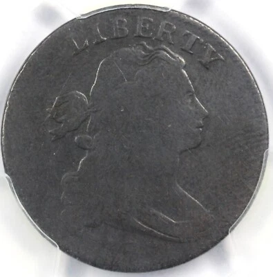 1796 1c S-107 Reverse of 1794 Draped Bust Large Cent PCGS Good 6 EX; Reynolds - Image 1 of 4