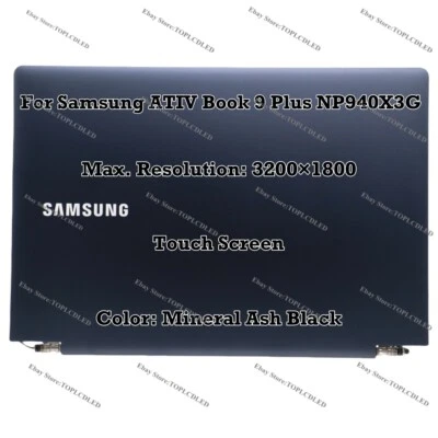 For Samsung ATIV Book 9 Plus NP940X3G 3.2K LED LCD Display Complete Touch Screen - Image 1 of 4