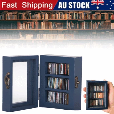 Mini Anxiety Bookshelf Shake Bookshelf Miniature Book Library Stress AU - image 1 of 4