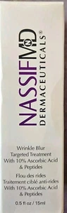 NASSIF MD DERMACEUTICALS Wrinkle Blur Target Treatment Peptides .5 oz 15 ml New - Picture 1 of 4
