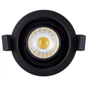 Integral ILDLFR70B019 Static Low profile 6w LED Downlight Black Fire Rated 3000K - Picture 1 of 6