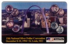 5m 15th National Silver Dollar Convention (St. Louis MO. 12/94) Phone Card