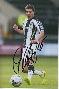FOTO 9X4 NOTTS COUNTY FIRMADA A MANO LIAM NOBLE. - Imagen 1 de 1
