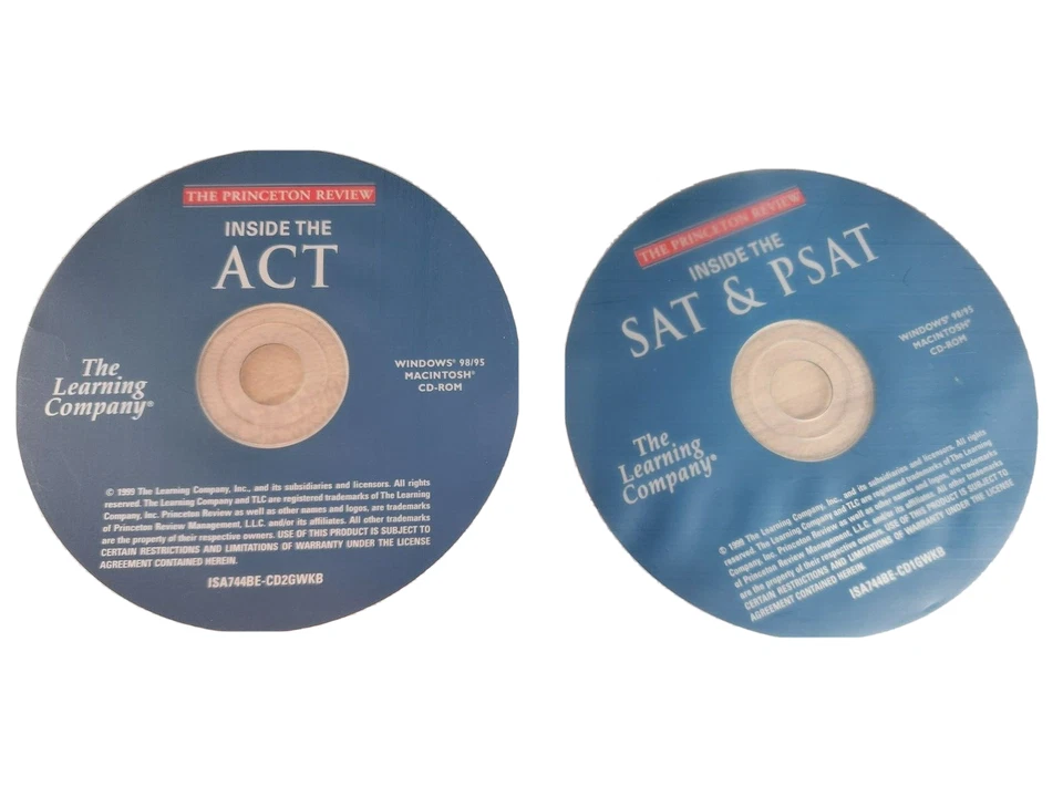 Princeton Review Inside the SAT PSAT & ACT CD-ROM Windows 98/95 Macintosh - Image 1 of 1