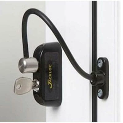 Jackloc Pro-5 Llave Bloqueo Ventana Restrictor Negro (JACKBLK) Foto 1 de 2