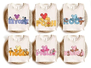 Disney Winnie The Pooh Shirt, Piglet Tigger Eeyore Shirt, Disney Family Shirt - Picture 1 of 7