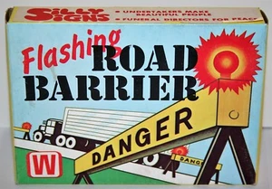 Vintage Rare Winslow Template Co USA Funeral Flashing Road Barrier Battery Train - Picture 1 of 10