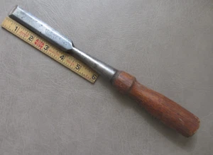 Antique Vintage C. E. Jennings 3/4" Bevel Edge Socket Woodworking Chisel c1910 - Picture 1 of 7