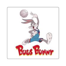 Bugs Bunny Tune Squad Basketball Square Stickers