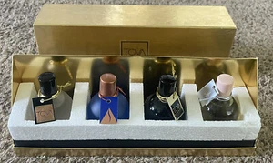 Vintage TOVA Perfume Gift Set Of 4, 1 Oz Each, Nights, Body Mind Spirit, Calm - Picture 1 of 4
