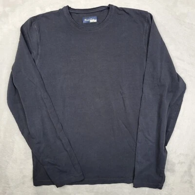 Camisa Massimo Dutti Hombres Pequeña Manga Larga Cuello Redondo Camiseta Básica Minimalista LS Adulto Foto 1 de 4