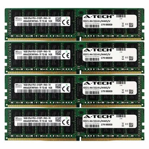 DDR4 2133MHz Hynix 64GB Kit 4x 16GB HP Cloudline CL2100 726719-B21 Memory RAM - Picture 1 of 1