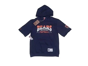 CHICAGO BEARS MITCHELL & NESS HOODED THROWBACK SWEATSHIRT HOODIE YOUTH L XL NWT - Picture 1 of 2