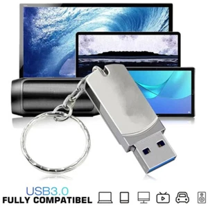USB 3.0 Flash Drive 1/2TB High Speed Drive Memory Stick Metal Key ring Pendr ❤B❤ - Afbeelding 1 van 10
