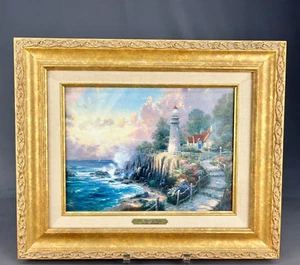 Thomas Kinkade “The Light of Peace” 17"X14" Lithograph Framed Matted + COA; Mint - Picture 1 of 17