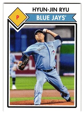 2020-21 Topps 582 Montgomery Club Set 1 #5 Hyun-Jin Ryu - Image 1 of 2