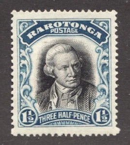 1920 Rarotonga / Cook Islands Sc# 63 - Three Half Pence - MH stamp Cv$10 - Picture 1 of 1