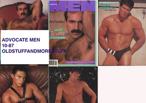 ADVOCATE MEN 11-87 NOVEMBER 1987 PLAYGIRL HAIRY COLT MODEL BRUNO TOM BROCK BJORN - Picture 1 of 1