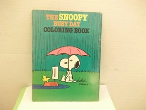 "The Snoopy Busy Day Coloring Book",Mod.Prom.US,Coloring book,1979,Mint- - Picture 1 of 2