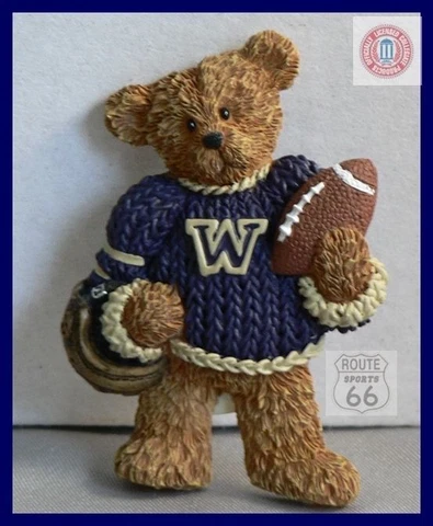 WASHINGTON HUSKIES FOOTBALL BASKETBALL 3D MAGNET Cover