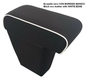 FIAT 500X-BRACCIOLO PREMIUM in eco pelle nera + BORDINO BIANCO con PORTAOGGETTI - Foto 1 di 5