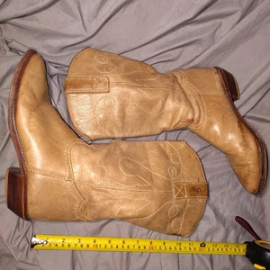 Dingo Stiefel Damen Stil 8104 US 8 M hellbraun Leder Western Cowboy Cowgirl - Bild 1 von 19