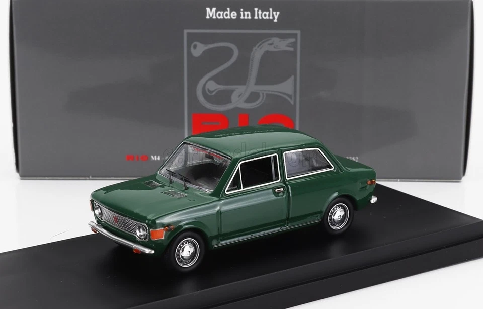 Rio RIO4730 1/43 FIAT 128 2-DOOR 1969 Personale Auto Tom Hanks Verde Modello