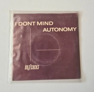 BUZZCOCKS  I DONT MIND / AUTONOMY    7" VINYL - Bild 1 von 2