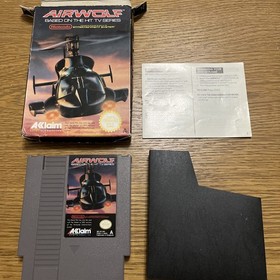 Airwolf Based On The Hit Tv Series Nintendo NES Boxed With Manual (PAL)
