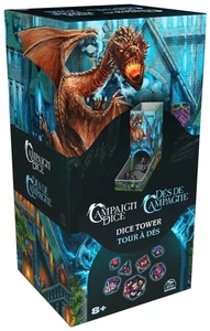 Campaign Dice Tower, Portable 7 Polyhedral Dice Role-Playing Board Games DND - Picture 1 of 7