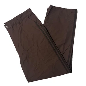 New Adidas Skate Chino Mens 34x32 Browns Skateboarding Wide Leg Pants IU0075 - Picture 1 of 6