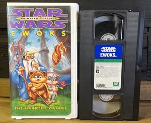 Star Wars Animated Classics - Ewoks - The Haunted Village VHS - FREE SHIPPING - Picture 1 of 8