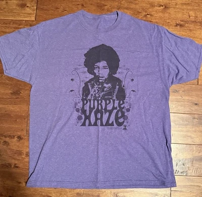 Camiseta Jimi Hendrix Purple Haze Talla Grande - Manga Corta Púrpura Foto 1 de 4