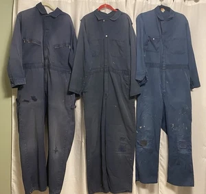 3 Pair Men’s Size 44 Coveralls Unlined Used But Not Used Up Big Ben Work Wear & - Picture 1 of 18