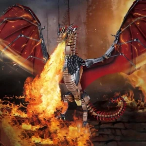 Fire  Game of Thrones Dragon Building Block Set (Red Dragon) - Picture 1 of 5