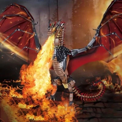 Fire  Game of Thrones Dragon Building Block Set (Red Dragon) - Image 1 of 4