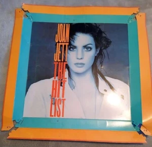 Joan Jett And The Blackhearts 1990 Hit List LP PROMO 17" Stand up Flat - Picture 1 of 8