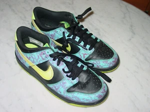 2022 Nike Dunk Low SE DV1694-900 Acid Wash/Baltic Blue/Volt Shoes! Size 4Y - Picture 1 of 12