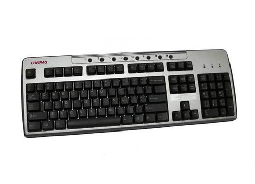 *Lot of 12* Compaq PS2 Black/Silver Dual Tone Color Keyboard KB-0133 ...