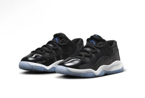Nike Air Jordan 11 Retro Low Space Jam FV5116-004 Kids Boys UK 2.5 EU 35 US 3Y - Picture 1 of 8