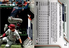 Dansby Swanson 2020 Topps Baseball Card 47  Atlanta Braves