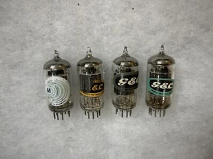 GEC A2900 CV6091 B309 12AT7 black Welded plate Disc Getter Strong One Tube Price - Picture 1 of 8
