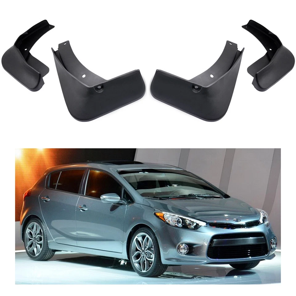 4Pcs Car Mud Flaps Splash Guard Mudguard Fender for 2014-2017 KIA Forte5 5-Door — 第 1/4 张图片