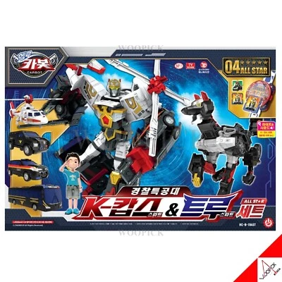 Hello Carbot ALL-STAR K-COPS & TRUE SWAT Set Transformer Robot Figure Toy 2024 - Image 1 of 4
