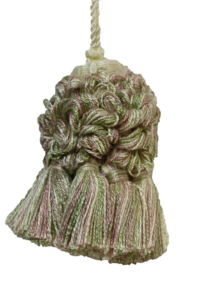 Consola Empress 21950 W04 TÉ VERDE NATURAL PÚRPURA CLARO 2" Borla Llave Decorativa  Foto 1 de 1