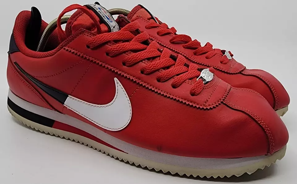 Nike Cortez NBA SE Red White Black Running Shoes Rare CI1047-600 Mens Size 11 - Image 1 of 4